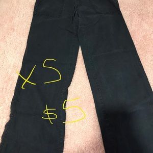 Black drawstring pants